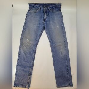 Levi's 505 Distressed Blue Jeans 32x32